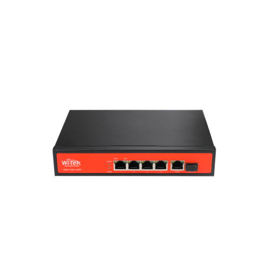 WI-PS305GF 6-портов PoE мрежов комутатор WI-PS305GF 6-портов PoE мрежов комутатор