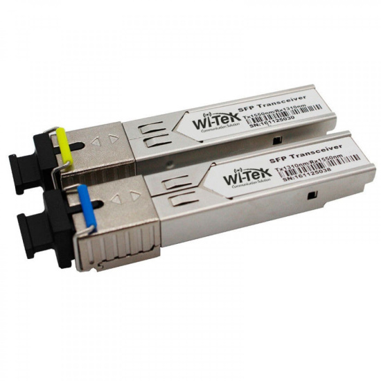 WI-SFP10SC-20KM SFP модул, Single mode, Single fiber, 1.25Gbps/20 km, Simplex SC конектор, комплект предавател/приемник (1310 nm/1510nm) WI-SFP10SC-20KM SFP модул, Single mode, Single fiber, 1.25Gbps/20 km, Simplex SC конектор, комплект предавател/приемник (1310 nm/1510nm)