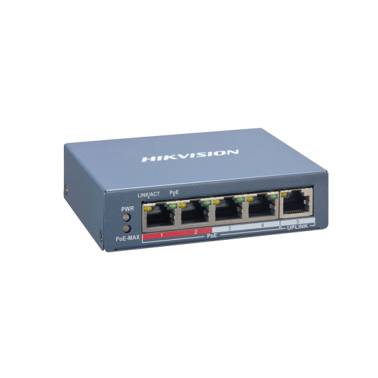 DS-3E1105P-EI 5-портов управляем (smart managed) PoE мрежов комутатор