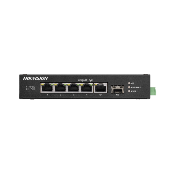 DS-3T0306HP-E/HS 6-портов индустриален PoE мрежов комутатор DS-3T0306HP-E/HS 6-портов индустриален PoE мрежов комутатор