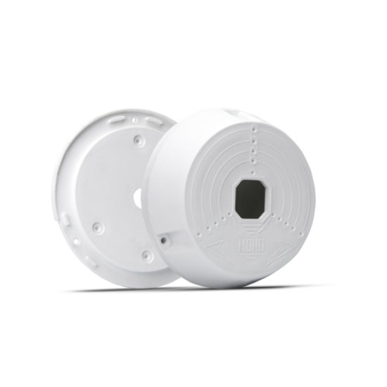 Cambox Mono JB311 Монтажна кутия за камери за видеонаблюдение PVC корпус за външен монтаж Съвместима с Hikvision и Longse камери Cambox Mono JB311 Монтажна кутия за камери за видеонаблюдение PVC корпус за външен монтаж Съвместима с Hikvision и Longse камери
