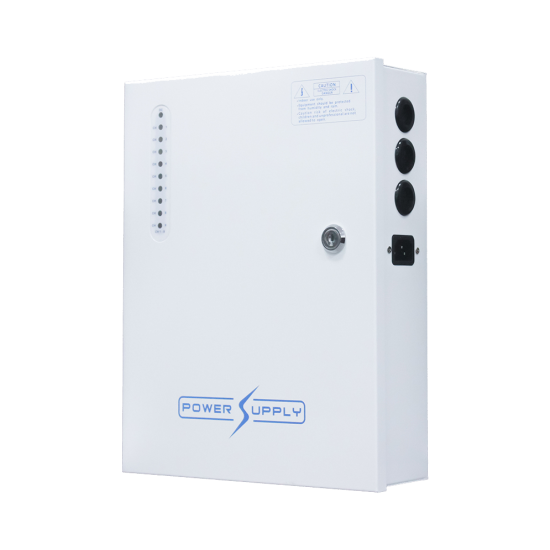 Захранващ блок, 9 канален, 12V/8A, стабилизиран CV-PSU-DC120908 Захранващ блок, 9 канален, 12V/8A, стабилизиран CV-PSU-DC120908