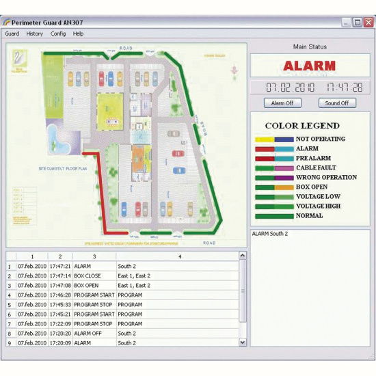 Software for AN3xx perimeter security systems