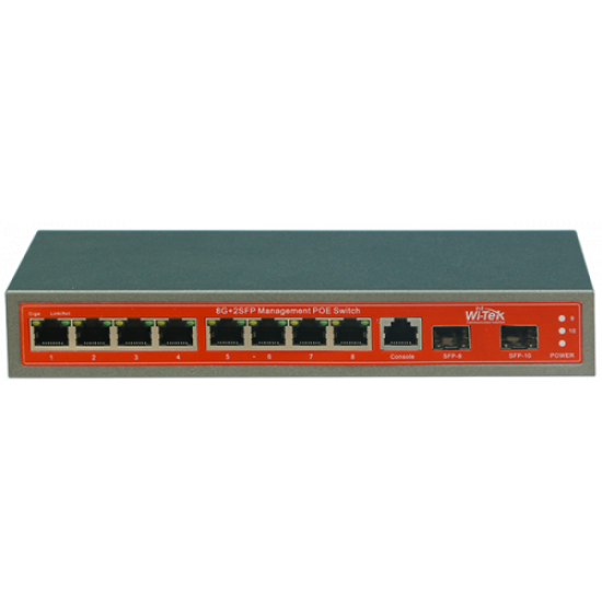 WI-PMS310GF 10-портов PoE управляем мрежов комутатор за изграждане на системи за IP видеонаблюдение WI-PMS310GF 10-портов PoE управляем мрежов комутатор за изграждане на системи за IP видеонаблюдение