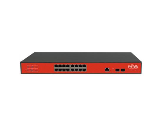 WI-PMS318GF 18-портов PoE управляем мрежов комутатор за изграждане на системи за видеонаблюдение WI-PMS318GF 18-портов PoE управляем мрежов комутатор за изграждане на системи за видеонаблюдение